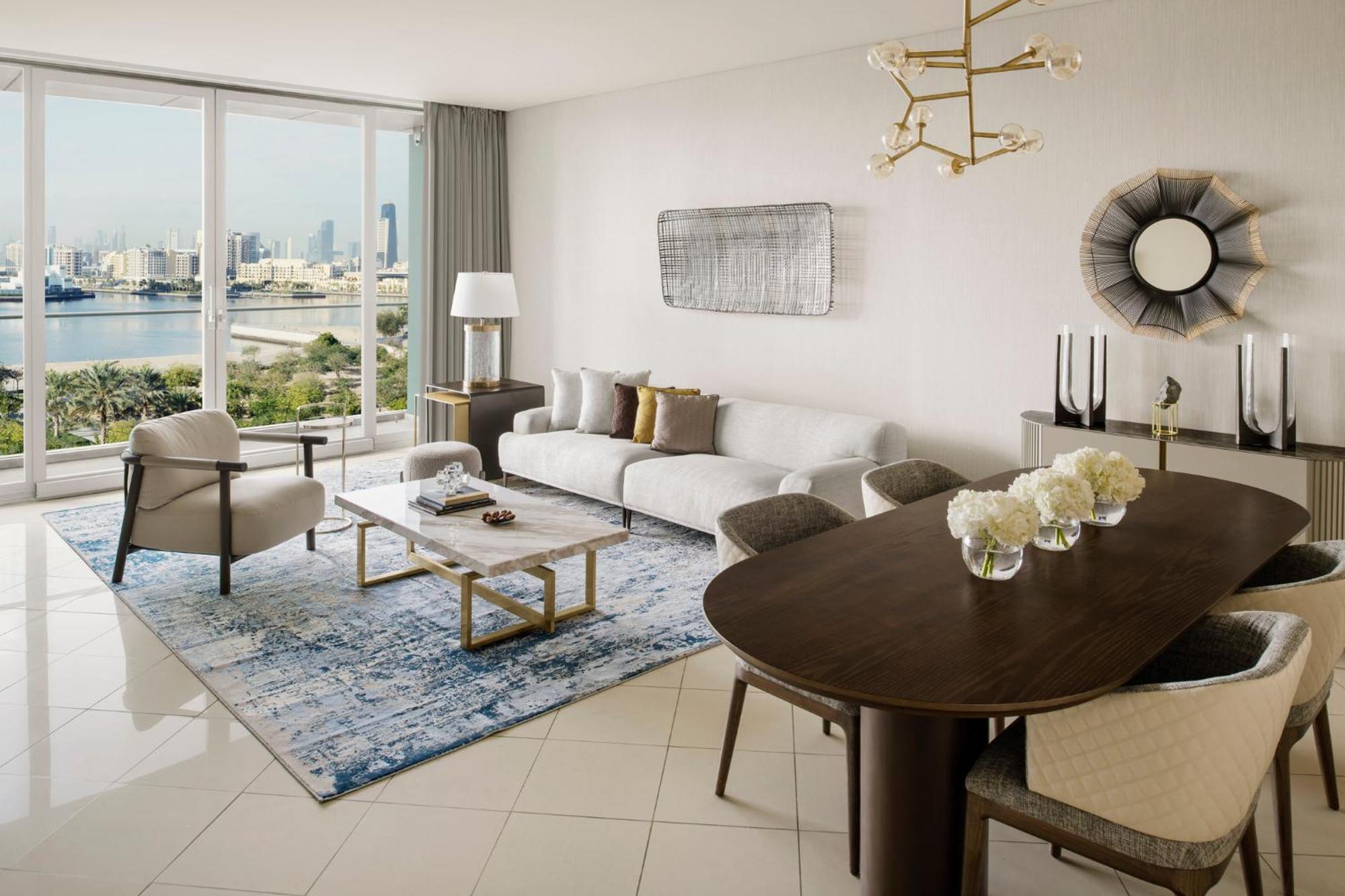 Intercontinental Residence Suites Dubai Festival City By Ihg Exterior foto Interior of a typical apartment