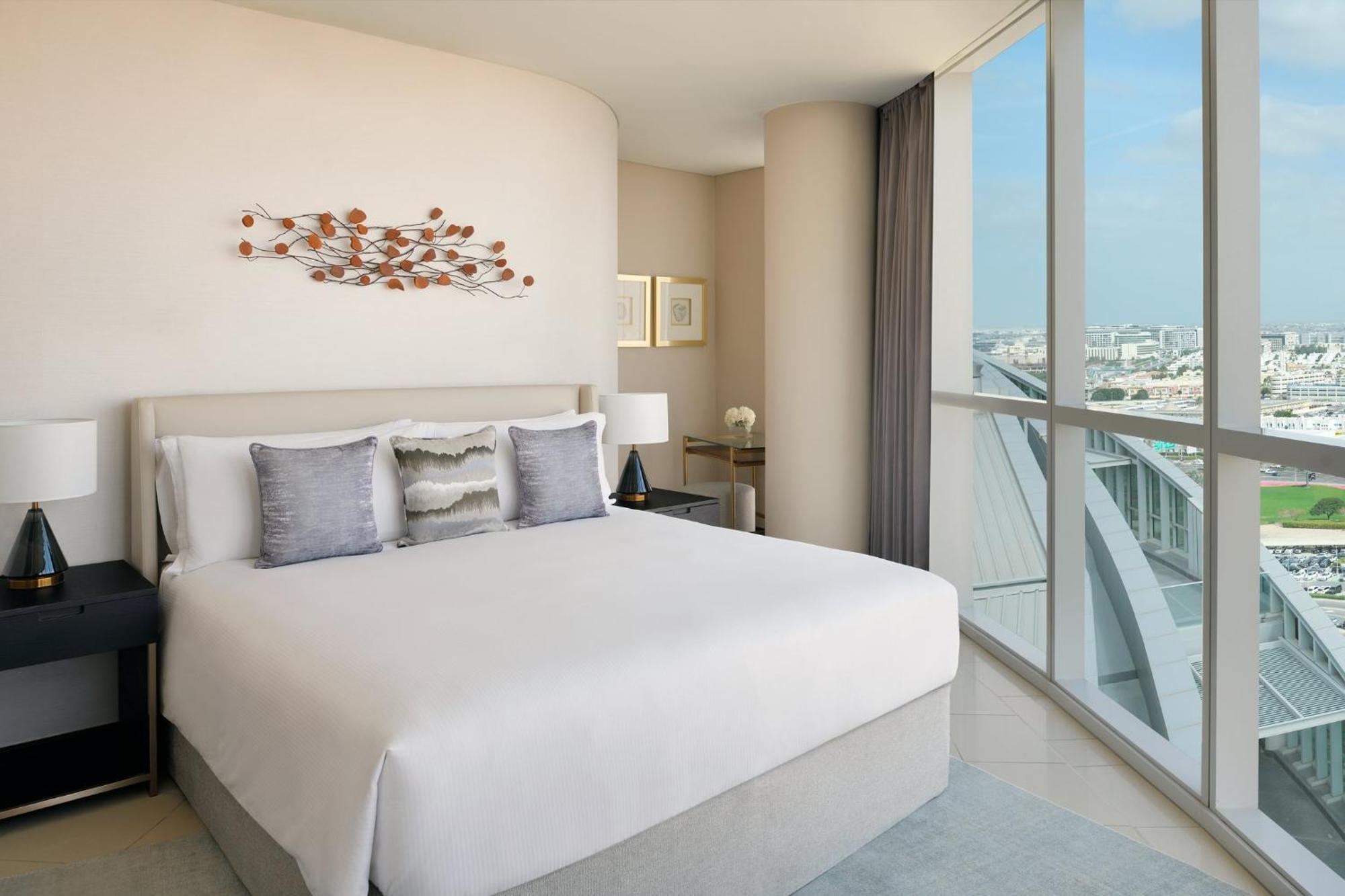 Intercontinental Residence Suites Dubai Festival City By Ihg Exterior foto A bedroom at the hotel